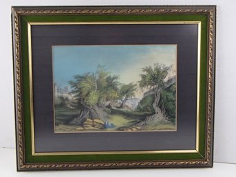 Twisted Tree Garden Chalk Paining