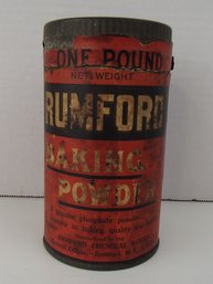Vintage Rumford Baking Soda Tin