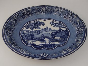 Blue And White Daher Tin Made In England