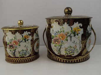 Vintage Nesting Daher  Biscuit / Tea Tins Made In England