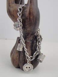 For The Sewer Silver Tone Bracelet