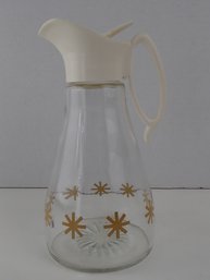 MCM Gold Atomic Log Cabin Syrup Container