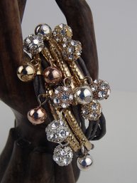 Muti Strand Lots Of Bling Bracelet