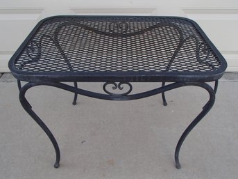 Vintage Metal Outdoor Table