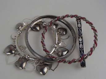 Six Bracelet Lot Please See Photos