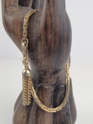 Vintage Sarah Coventry Gold Tone Tassel Bracelet