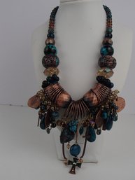 Chuncky Statement Piece 20' Necklace With 3' Extender