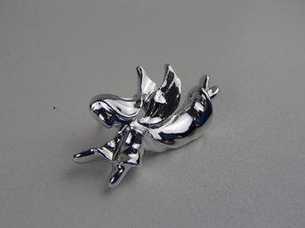 Vintage Silver Tone Angel By Gigi