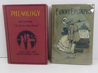 Phonology 1923 And Funny Epitaphs 1885