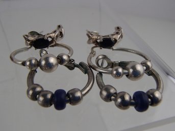 Set Of Hoop Earrings And Posts