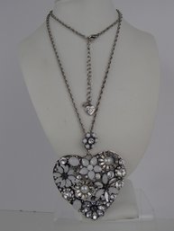 30' Heart Neckalce By Betsey Johnson