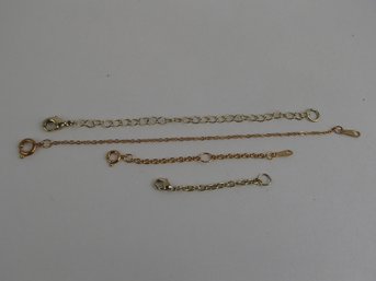 Gold Tone Jewelry Extenders