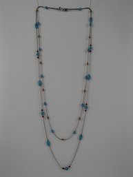 36' & 31'  Vintage Avon Strand Necklaces Stamped HS