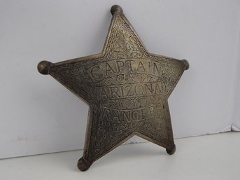 Captain Arizona Rangers Badge