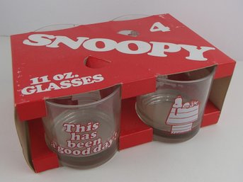 Vintage Snoopy Glasses New In Package