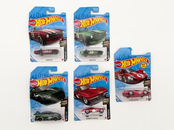 Five Sealed Hot Wheels HW Race Day Die-Cast Cars