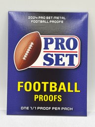 GUARANTEED 1/1!!  2024 PRO SET METAL FOOTBALL PROOFS PACKS