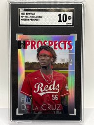 2023 BOWMAN CHROME MODERN PROSPECTS ELLY DE LA CRUZ SP THE ELLY SHOW ROOKIE CARD GRADED SGC GEM MINT 10
