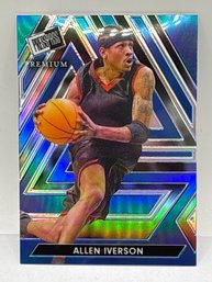 VERY VERY RARE 6/15!! 2024 LEAF PRESS PASS PREMIUM ALLEN IVERSON BLUE