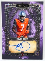 EXTREMELY RARE 4/4!! 2022 WC 5 CARD DRAW ROMEO DOUBS AUTOGRAPHED ROOKIE CARD