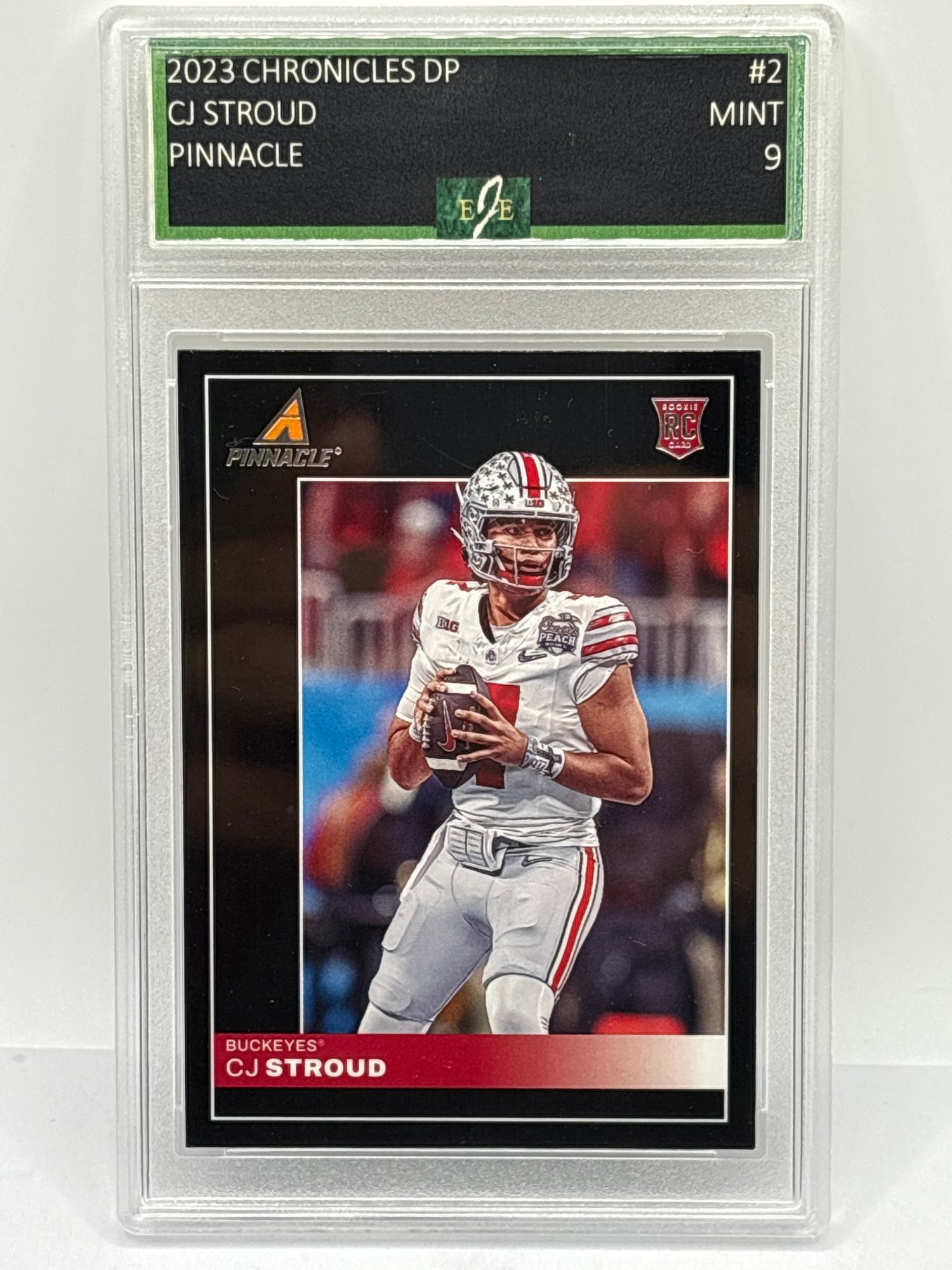 2023 PANINI CHRONICLES PINNACLE DRAFT PICKS #2 CJ STROUD ROOKIE CARD GRADED  EJE MINT 9 #23377 | Auctionninja.com