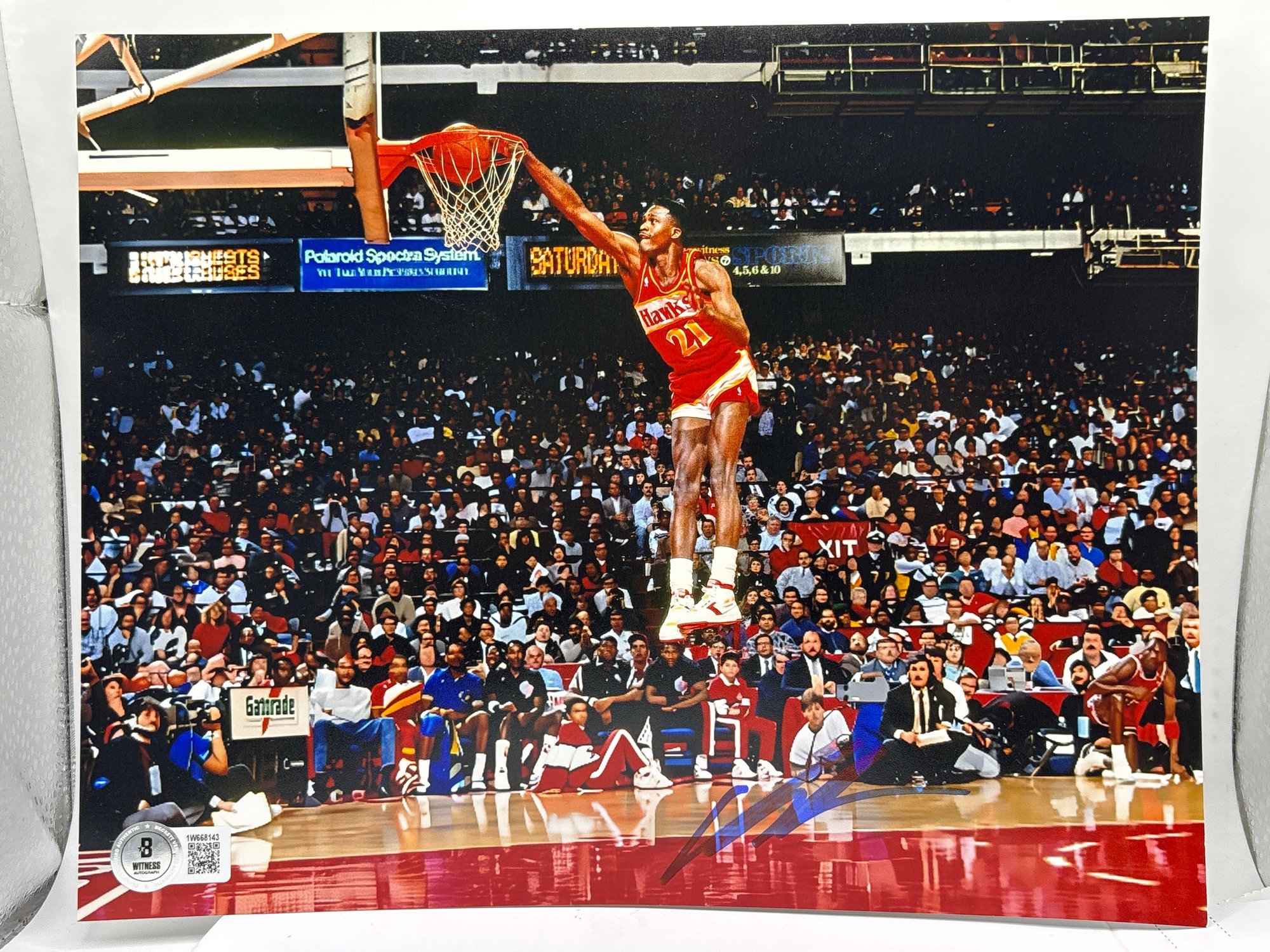 Larry Bird trash talks Dominique Wilkins as Hawks unveil statue of Hall of  Famer – New York Daily News, image size:2000x1500