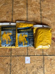 3 Piece Rainsuit Lot