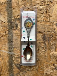 Walt Disney World 25th Year Anniversary Silver Plated Spoon