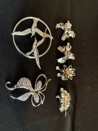 Mp Silver Toned Pins
