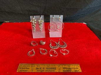 Silver Tone Earrings