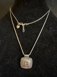 Brighton Scroll Square Slider Necklace