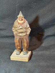 Hand Carved Vntg Man