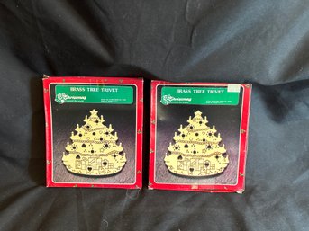Brass Tree Trivets