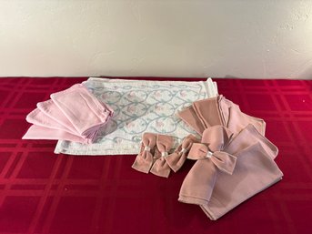 Pink Table Linens