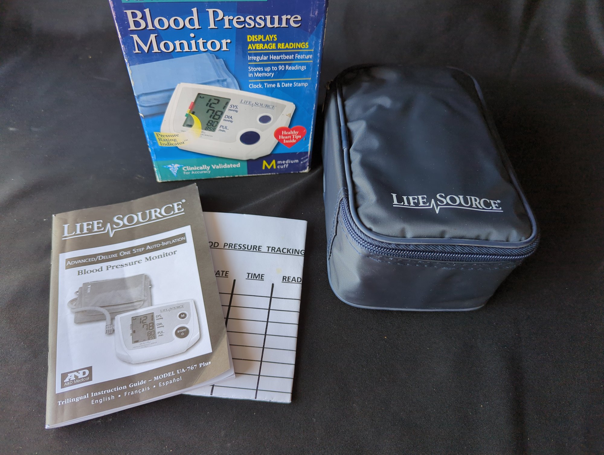 Lifesource Blood Pressure Monitor Medium Cuff NEW INBOX UNUSED #6778