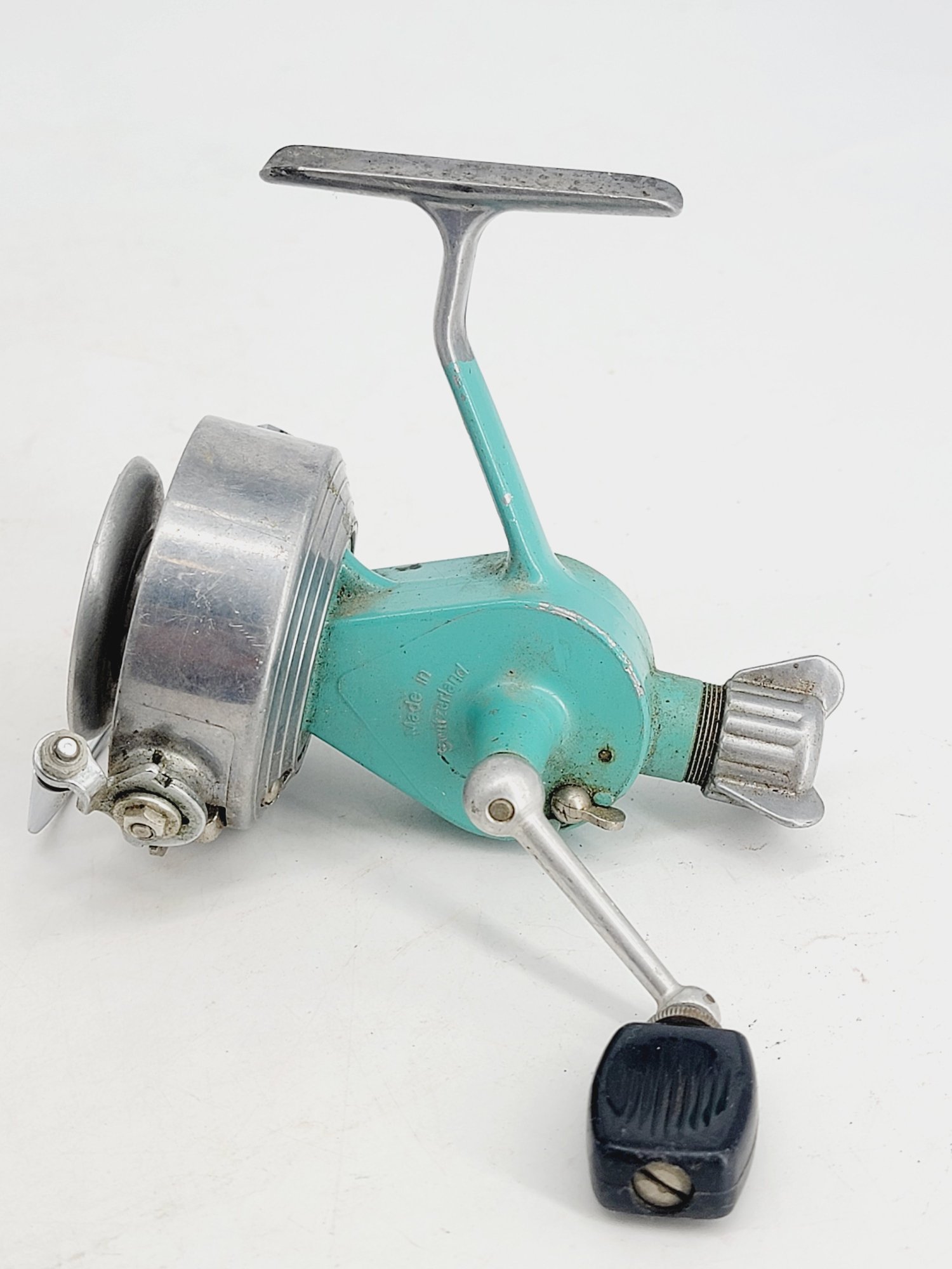 Recordette VINTAGE RECORDETTE 21 RECORD SPINNING REEL SWISS MADE #14950 ...