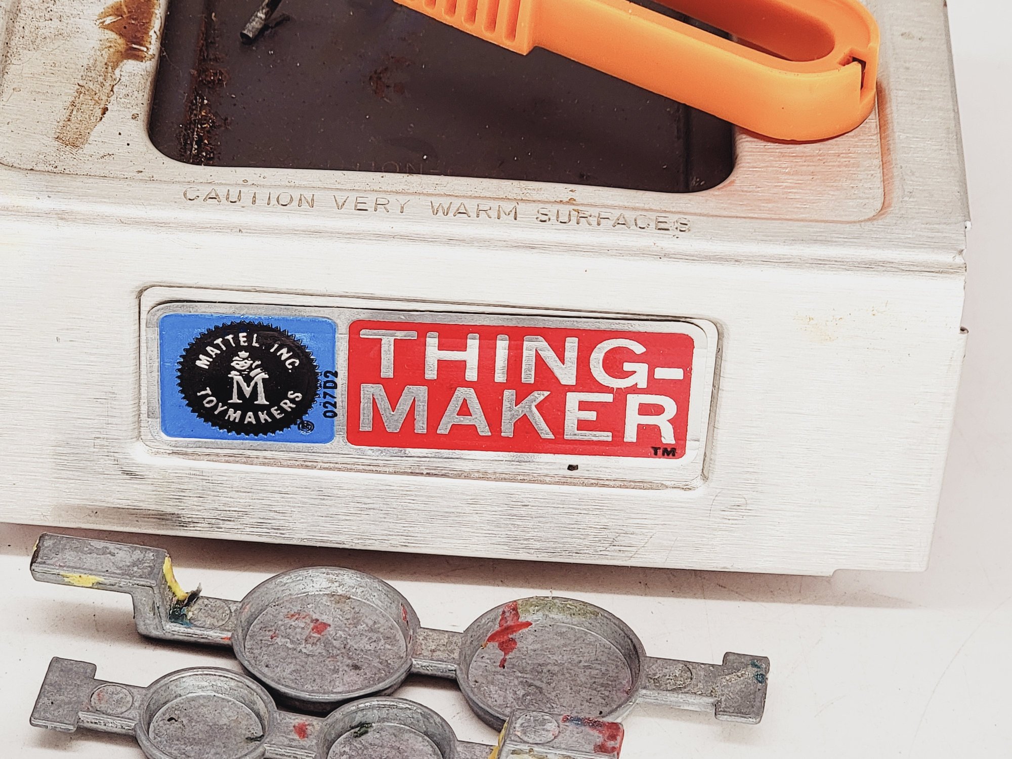 Thingmaker Machine 1967 Mattel Toys Make And Play Plastigoop Thingmaker Heat Unit With 6 ...