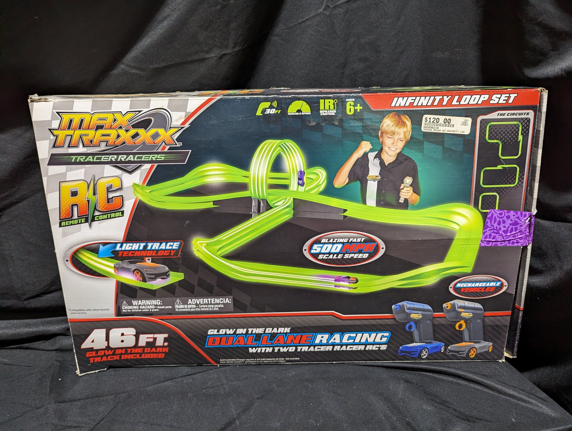 Trak Racer Remote Control Max Traxxx Vintage RC Racer - Dual Racer - Remote Control Cars - Still ...