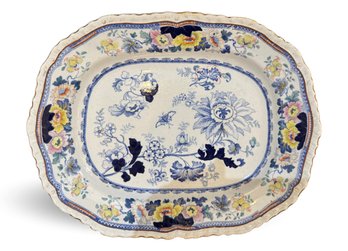 Antique English Ironstone Platter