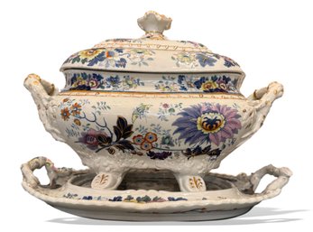 Magnificent Ironstone 19th Century Soup Tureen