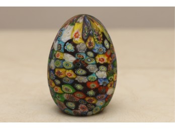 Millefiori Art Glass Paperweight