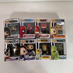 Lot Of 8 Funko Pop! Vinyl Figures  Marvel, DC, Star Wars, Doctor Who, Rocks