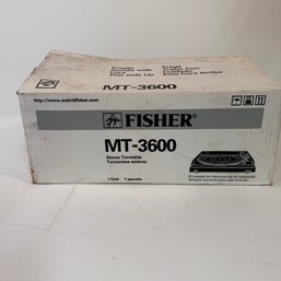 Fisher MT-3600 Stereo Turntable Record Player (In Box)