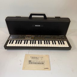 Casio Casiotone MT-68 Electronic Keyboard With Case & Manual