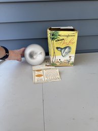 Vintage Tanning Bulb With Box