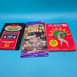 Baseball And Basketball Cards Unopened 1993-92 And 2024