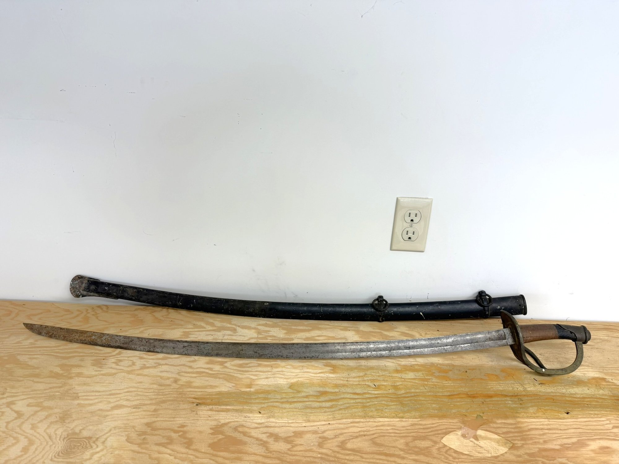 G/ 2pcs - Antique C & J US Calvary - Civil War - Saber Sword And ...
