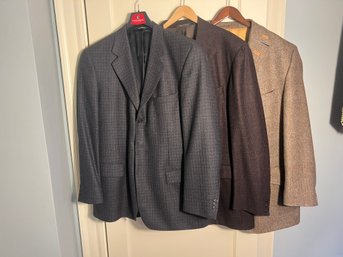 2B1/ 3pcs - Mens Wool Sports Coats: Lambourne, Berdgorf Goodman Etc