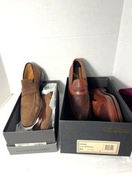 2B1/ 2pairs - Mens High End Leather Penny Loafers - Allen Edmonds 13D, Metropolitan Veiw