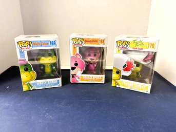 OR-335/ New In Boxes Pop Animation Funko Pops - #170 Touche Turtle, #168 Snagglepuss, #169 Wally Gator